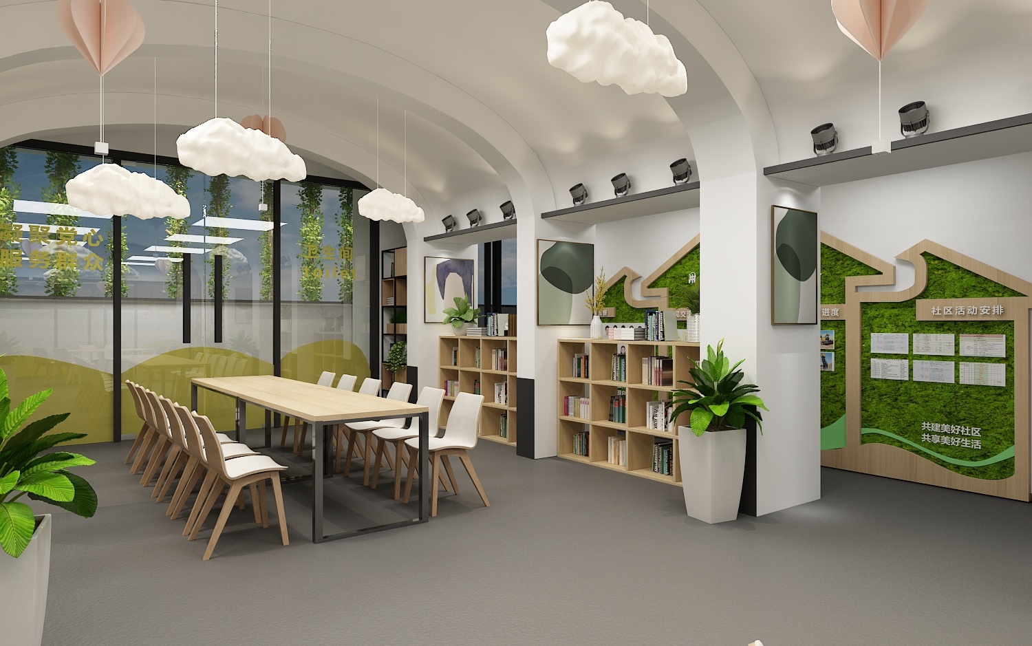 南山社区党群服务中心设计服务 打造便民聚力的精神家园