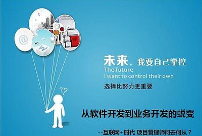 互联网+时代下项目管理师的转型之路 从软件开发到业务开发